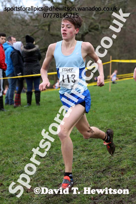 Boys under-15 Northern Cross Country Champs., Witton Park, Blackburn. Photo: David T. Hewitson/Sports for All Pics